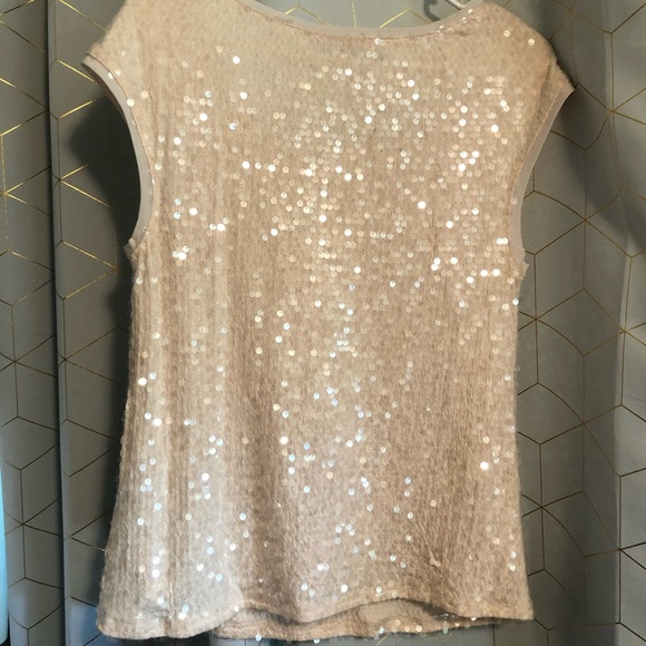 Jennifer Lopez Blush sequin tank top - Picture 2 of 5